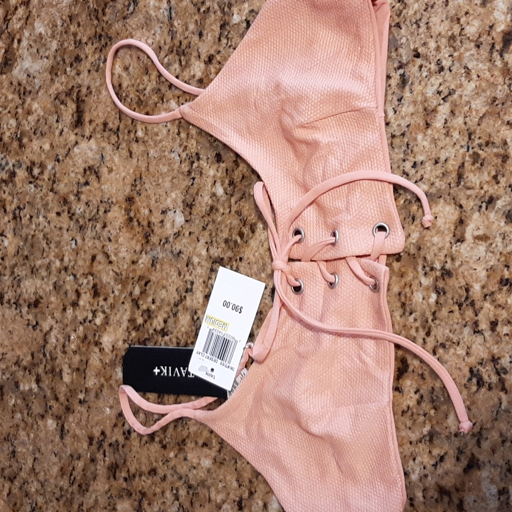 Tavik Reign Swim top glossy pique NWT